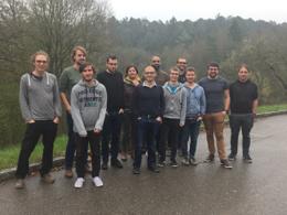 Attendees at an early nf-core hackathon